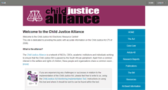 Desktop Screenshot of childjustice.org.za