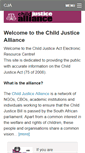 Mobile Screenshot of childjustice.org.za